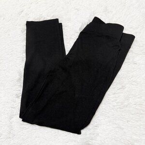 Women Active USA Criss Cross Workout Leggings in Black Size Large